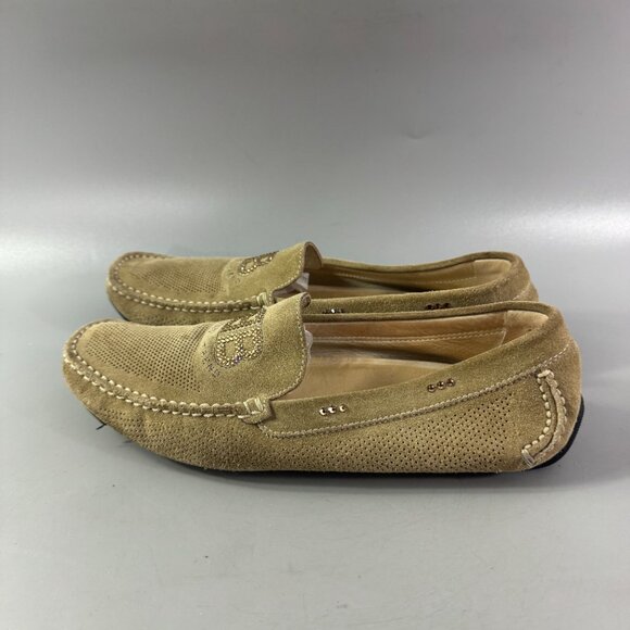 Baldinini Trend Suede Leather Loafers, Men\'s Size 37.5 main image 5